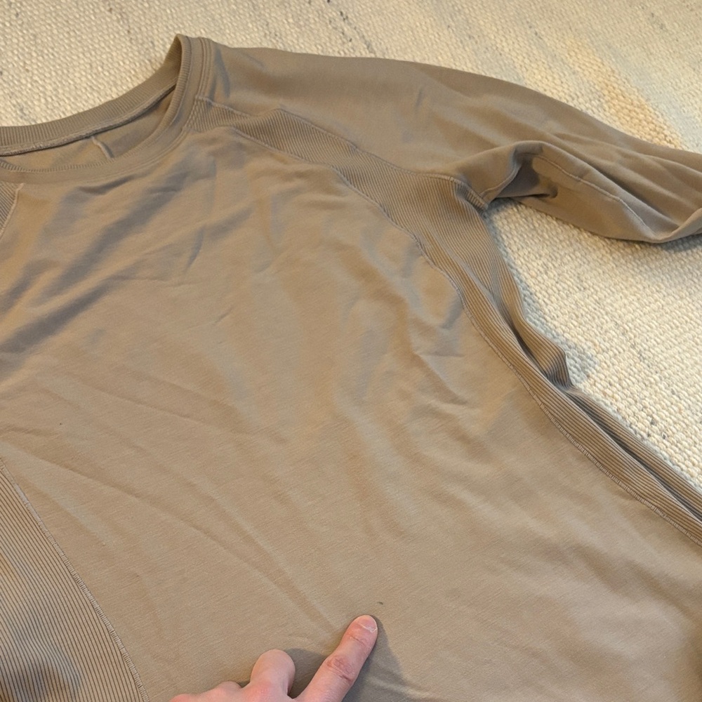 Lululemon Long Sleeve Tan Dress - Picture 5 of 6